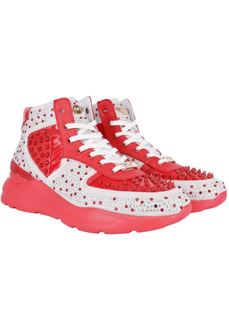 Ferrari Massari Shoes - Razr Baller - Red 1 Ferrari Massari Shoes - Razr Baller - Red