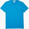Lacoste T-Shirt - Crewneck Pima Cotton Jersey - Turquoise-HLU - TH6709