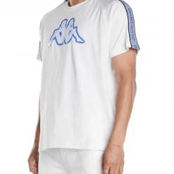 Shop All Kappa Short Set - Logo Tape Avirec 2 - Bright White - 311B7CW