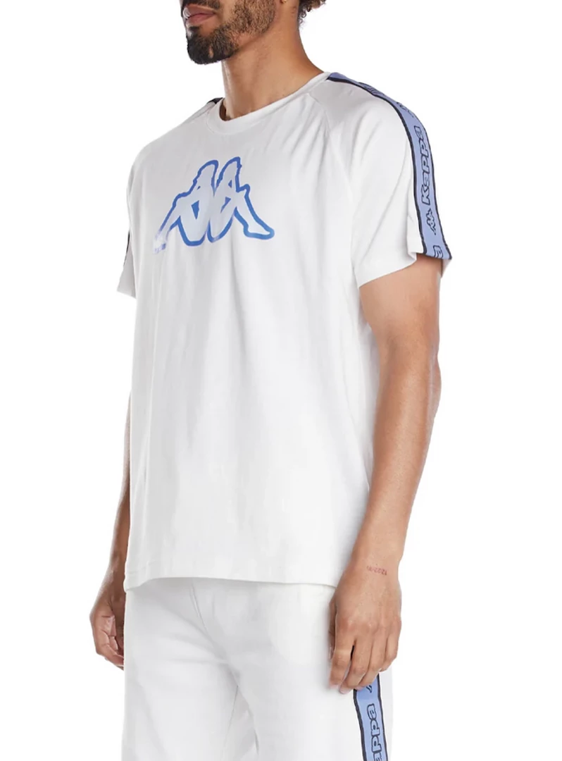 Shop All Kappa Short Set - Logo Tape Avirec 2 - Bright White - 311B7CW 1 Shop All Kappa Short Set - Logo Tape Avirec 2 - Bright White - 311B7CW