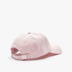 Lacoste Hat - Embroidered Logo - Pink - RK9368 Shop All