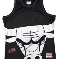Shop All Mitchell & Ness Jersey - Big Face Chicago Bulls - Black And White - TMTK1061
