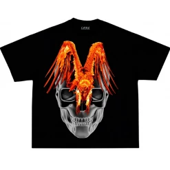 L.O.V.E Apparel T-Shirt - Vulture Skull - Black Shop All
