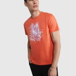 Psycho Bunny T-Shirt - Drayton Graphic - Cactus Flower - B6U271P1PC