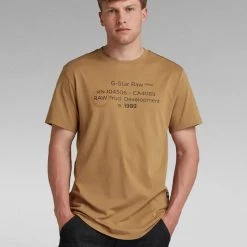 Shop All G-Star T-Shirt - Lash Text Graphic - Fennel Seed - D21200 4 Shop All G-Star T-Shirt - Lash Text Graphic - Fennel Seed - D21200