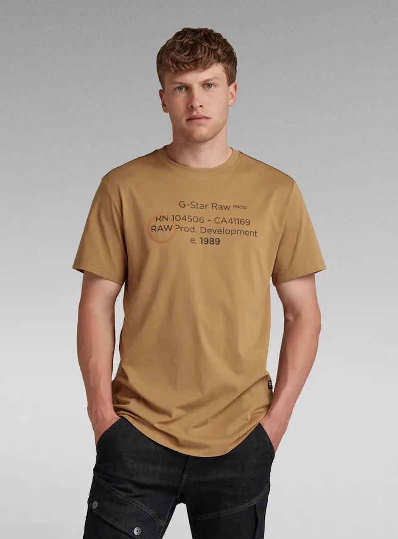 Shop All G-Star T-Shirt - Lash Text Graphic - Fennel Seed - D21200 2 Shop All G-Star T-Shirt - Lash Text Graphic - Fennel Seed - D21200