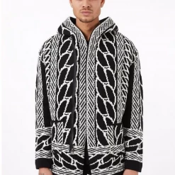 Shop All One In A Million Sweater - Cardigan - Black And White - C730-1