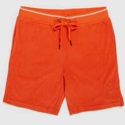 Shop All Psycho Bunny Shorts - Greyson Terry Sweat Shorts - Alloy Orange - SP22 - B6R319S1CO