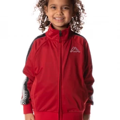 Kappa Kids Tracksuit - Logo Tape Dartem - Red Chily Pepper - 35184SW