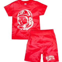 New Arrivals Billionaire Boys Club Kids Short Set - BB Washed Helmet - True Red - 823-3304