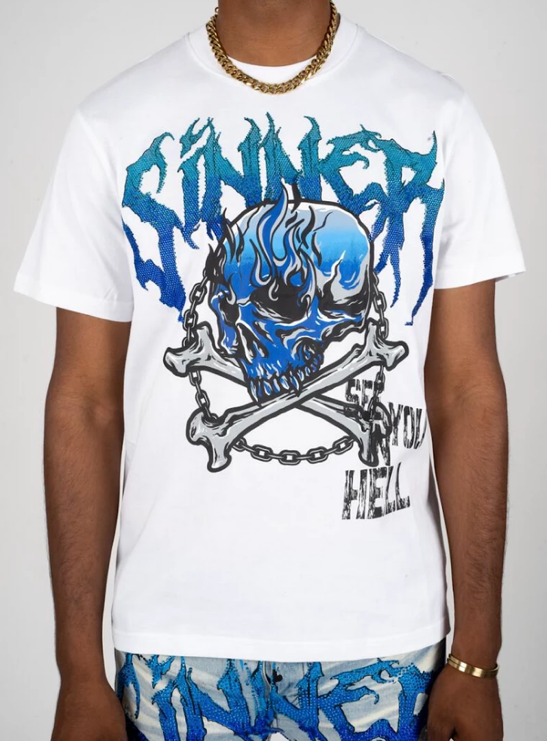 GFTD T-Shirt - Frank - White Shop All 1 GFTD T-Shirt - Frank - White Shop All