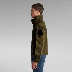 G-Star Jacket - Zip Track Overshirt - Dark Olive - D20521 Shop All 7 G-Star Jacket - Zip Track Overshirt - Dark Olive - D20521 Shop All