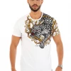 George V T-Shirt - Tiger - White - GV-2350
