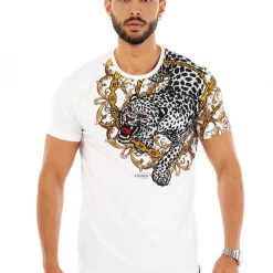 George V T-Shirt - Tiger - White - GV-2350