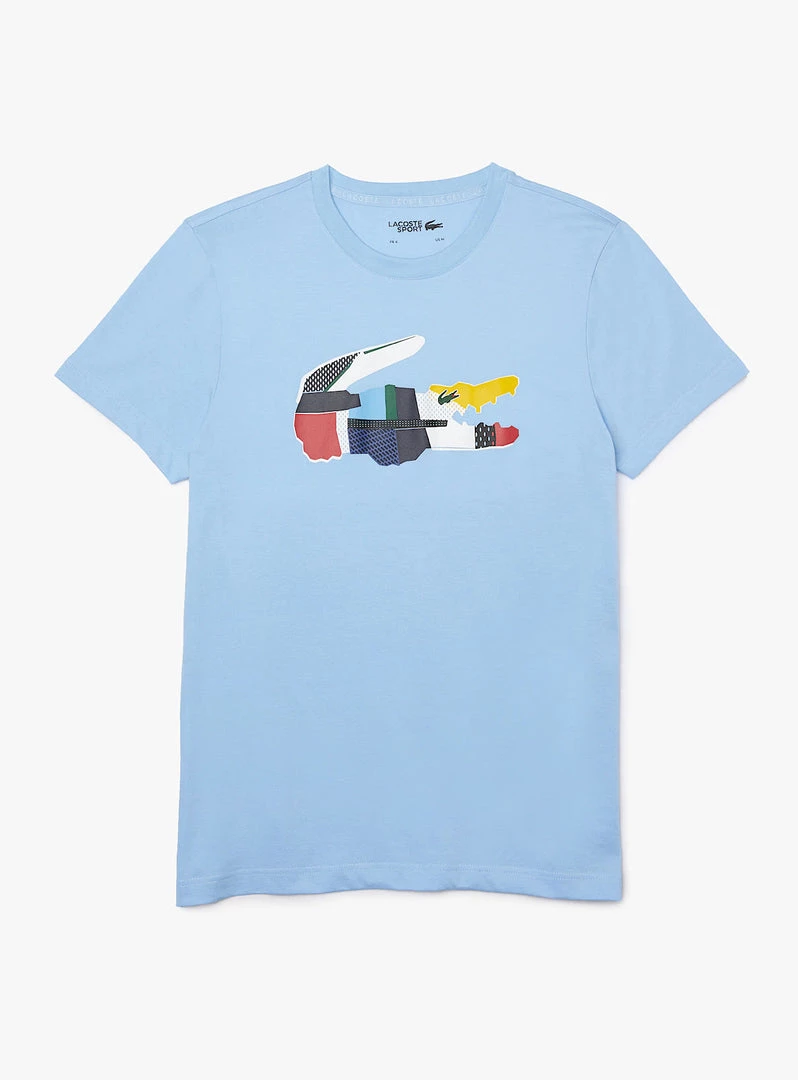 Shop All Lacoste T-Shirt - Patchwork Crocodile - Light Blue Blue-HBP - TH0822 1 Shop All Lacoste T-Shirt - Patchwork Crocodile - Light Blue Blue-HBP - TH0822