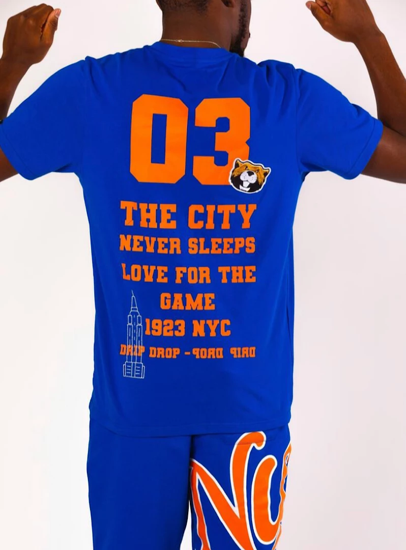 Fat Guap Short Set - New York - Royal - T21997S 3 Fat Guap Short Set - New York - Royal - T21997S