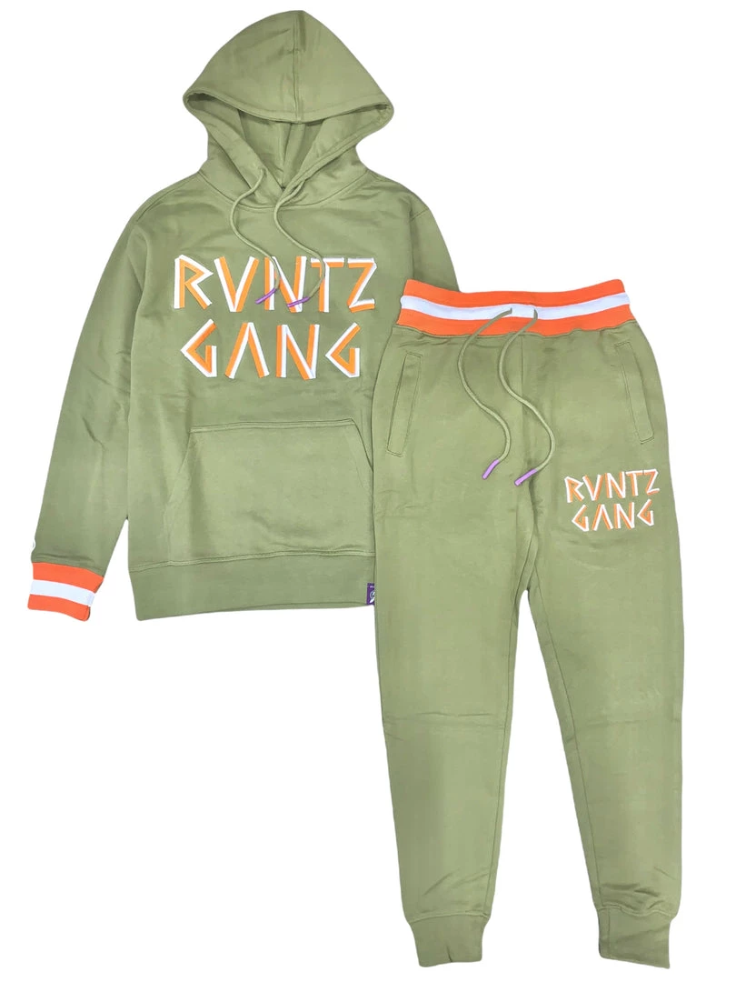 Shop All Runtz Jogger Set - Runtz Gang - Olive - 321-33669 1 Shop All Runtz Jogger Set - Runtz Gang - Olive - 321-33669