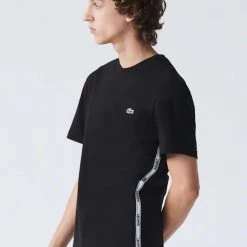 Lacoste T-Shirt - Side Print - Black - TH1207