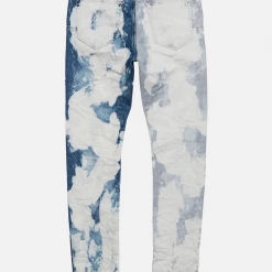 Purple-Brand Jeans - Two-Tone Bleach - MidIndigo - P001-TBMI222