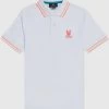 Psycho Bunny - Ian Polo - White - SP22 - B6K301S1PC