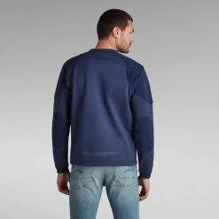 Shop All G-Star Sweater - Moto - Servant Blue - D20396