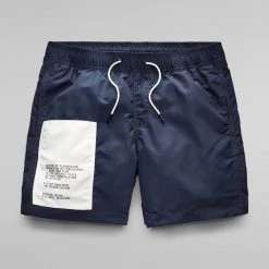 G-Star Swim Trunks - Dirik Patch - Dk Patriot Blue- D21126