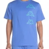 Shop All Kappa Short Set - Logo Aomix - Blue Ultramarine - 331746W
