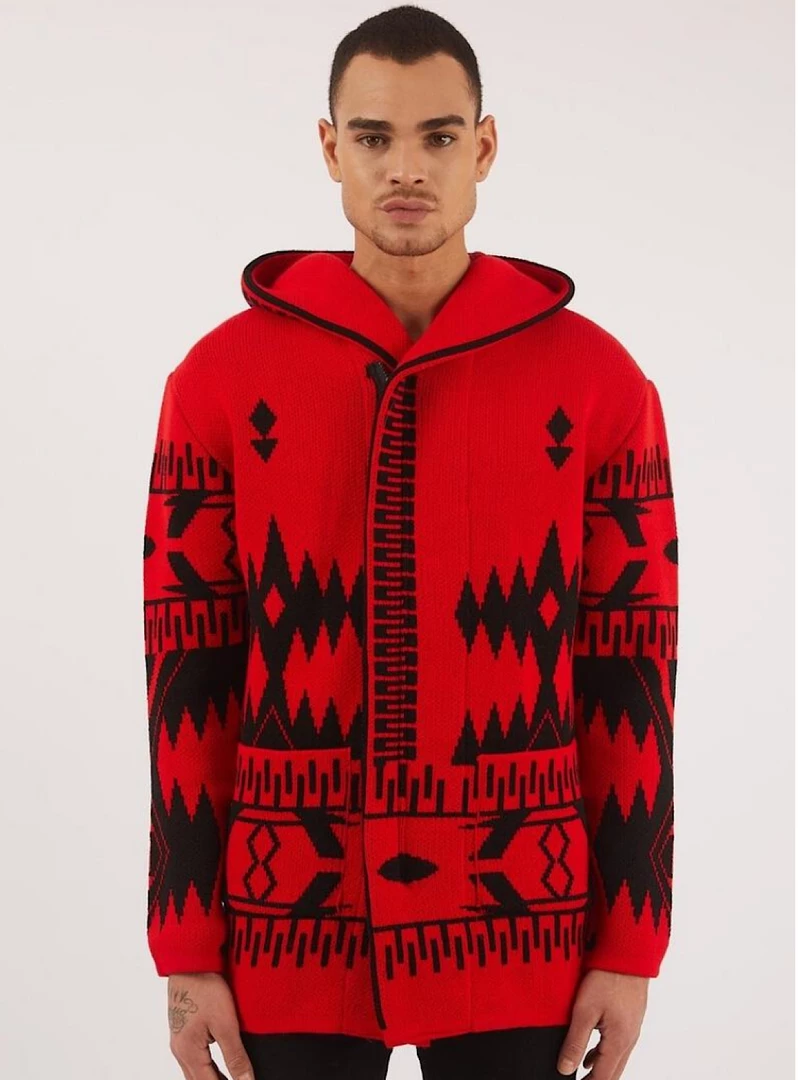 One In A Million Sweater - Cardigan - Red - C709-3 Shop All 1 One In A Million Sweater - Cardigan - Red - C709-3 Shop All