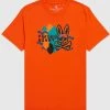 Psycho Bunny T-Shirt - Everett - Alloy Orange - SP22 - B6U328S1PC Shop All
