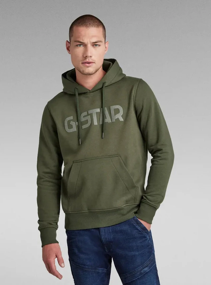 G-Star Hoodie - Hooded Sweater - Dark Bronze Green - D20508 Shop All 1 G-Star Hoodie - Hooded Sweater - Dark Bronze Green - D20508 Shop All
