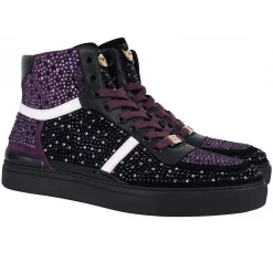 Ferrari Massari Shoes - Stripes Hustler Grape - Purple And Black Shop All