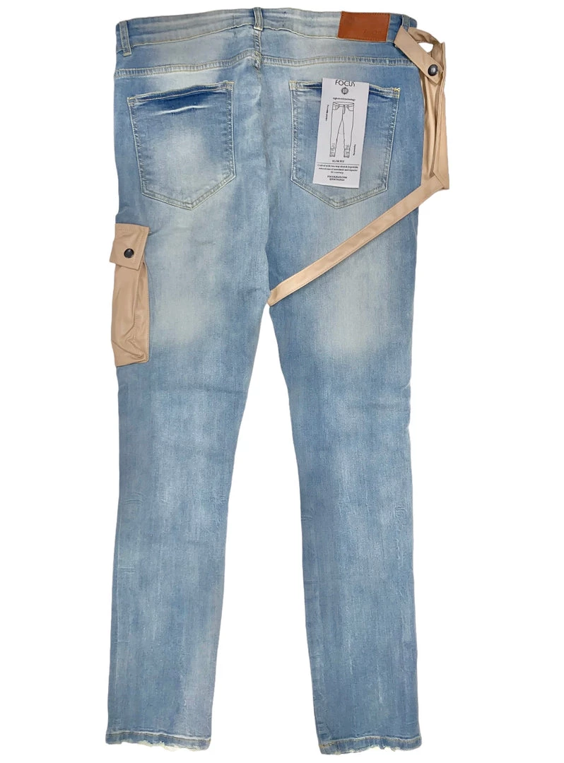 New Arrivals Focus Jeans - Rip & Repair Cargo - Vintage - 3405C 2 New Arrivals Focus Jeans - Rip & Repair Cargo - Vintage - 3405C