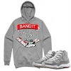 Shop All PG Apparel Hoodie - Bandit - Grey And Red