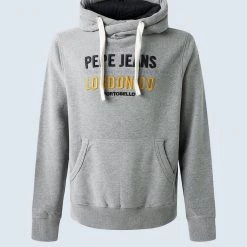 Pepe Jeans Hoodie - Neville - Grey Marl - PM581620
