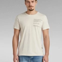 G-Star T-Shirt - Korpaz Logos - Dk Talc - D21376