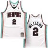 Mitchell & Ness Jersey - Memphis Grizzlies 2 Williams - White - SMJY1153 Shop All
