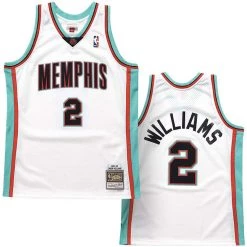 Mitchell & Ness Jersey - Memphis Grizzlies 2 Williams - White - SMJY1153 Shop All