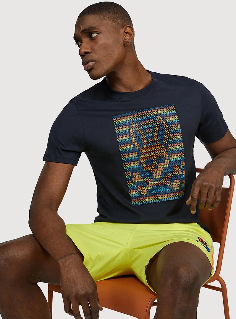 Shop All Psycho Bunny T-Shirt - Santiago - Navy - SP22 - B6U310S1PC 2 Shop All Psycho Bunny T-Shirt - Santiago - Navy - SP22 - B6U310S1PC