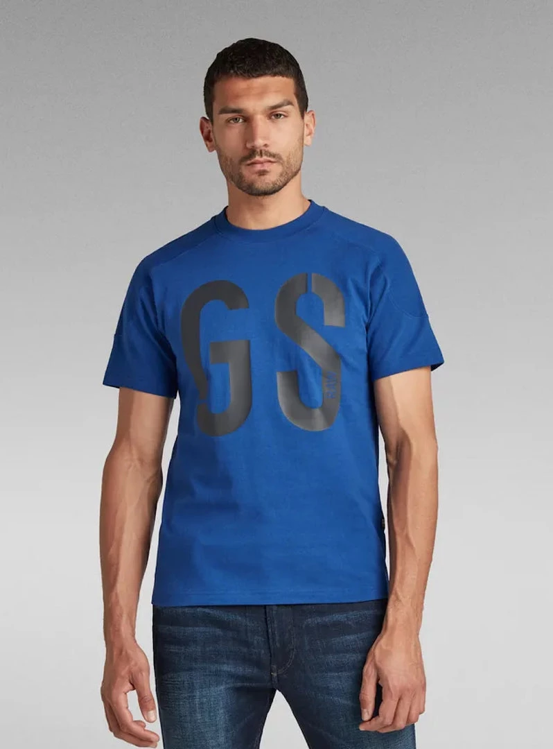 G-Star T-Shirt - Rugby Graphic Loose - Lighting Blue - D20392 Shop All 2 G-Star T-Shirt - Rugby Graphic Loose - Lighting Blue - D20392 Shop All