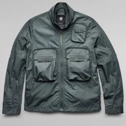 Shop All G-Star Jacket - Bound Pocket Track Bomber - Graphite - D20121
