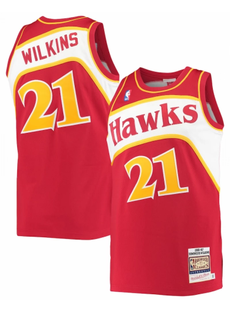Shop All Mitchell & Ness Jersey - Atlanta Hawks Wilkins 21 - Red - SMJYGS18137 1 Shop All Mitchell & Ness Jersey - Atlanta Hawks Wilkins 21 - Red - SMJYGS18137