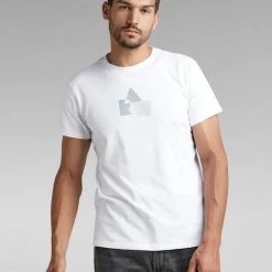 Shop All G-Star T-Shirt - Raw Logo - White - D21378 3 Shop All G-Star T-Shirt - Raw Logo - White - D21378