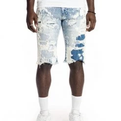 Smoke Rise Shorts - Ripoff Denim - Anchor Blue - JS22123 Shop All