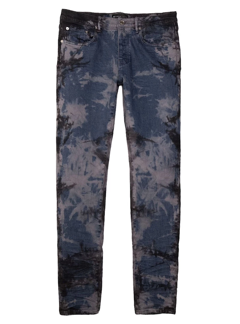 Purple-Brand Jeans - Tie Dye - Black And Purple - P001 Shop All 1 Purple-Brand Jeans - Tie Dye - Black And Purple - P001 Shop All