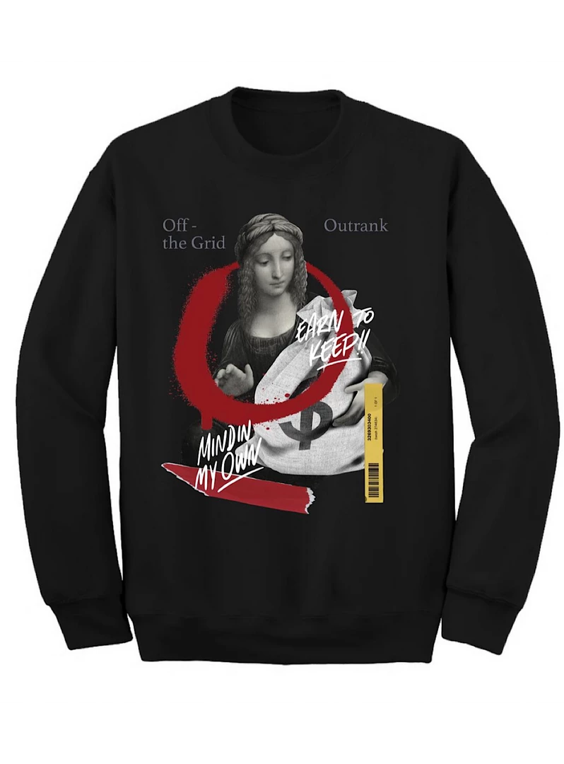 Outrank Sweater - Off The Grid - Black Shop All 1 Outrank Sweater - Off The Grid - Black Shop All