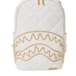 Shop All Sprayground Bag - Riviera Backpack - White And Gold - 910B4277NSZ
