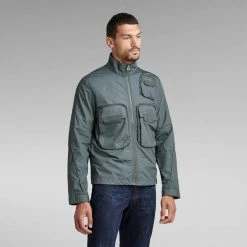 Shop All G-Star Jacket - Bound Pocket Track Bomber - Graphite - D20121