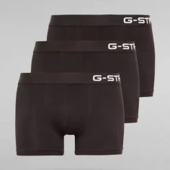 G-Star Underwear - Classic Trunk 3-Pack - Black - D03359 Shop All