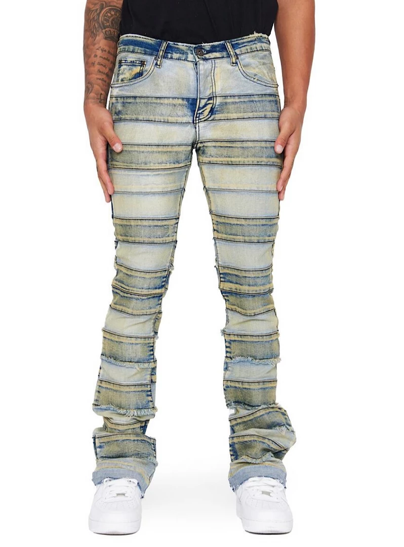 Valabasas Jeans - Phoenix Stacked - Vintage Wash - VLBS1192 1 Valabasas Jeans - Phoenix Stacked - Vintage Wash - VLBS1192