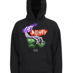 Point Blank Hoodie - Hands Get Money - Black Shop All